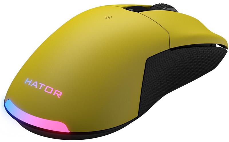 Миша бездротова Hator Pulsar 2 Pro Wireless Yellow (HTM-532)