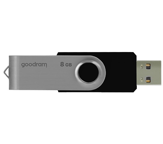 Флеш-накопичувач USB2.0  8GB Goodram UTS2 (Twister) Black (UTS2-0080K0R11)