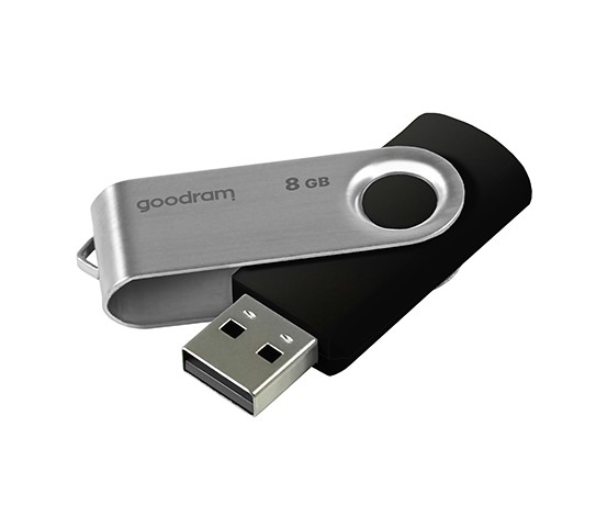 Флеш-накопичувач USB2.0  8GB Goodram UTS2 (Twister) Black (UTS2-0080K0R11)