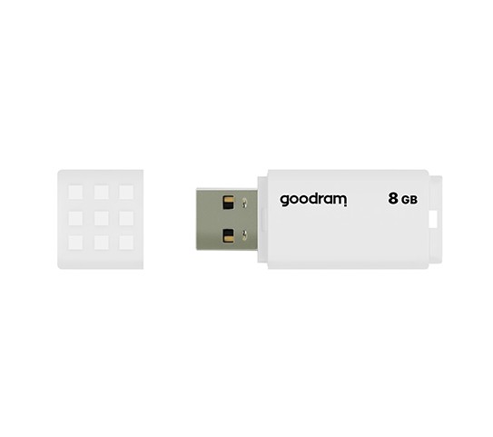 Флеш-накопичувач USB2.0  8GB Goodram UME2 White (UME2-0080W0R11)