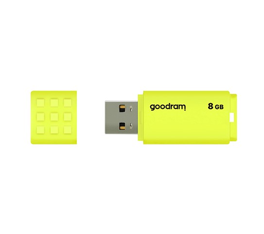 Флеш-накопичувач USB2.0  8GB Goodram UME2 Yellow (UME2-0080Y0R11)