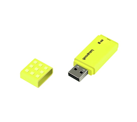 Флеш-накопичувач USB2.0  8GB Goodram UME2 Yellow (UME2-0080Y0R11)