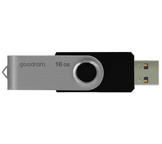 Флеш-накопичувач USB2.0 16GB Goodram UTS2 (Twister) Black (UTS2-0160K0R11)