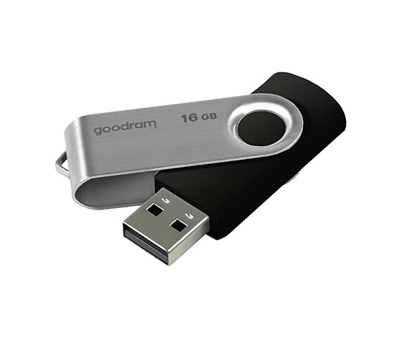 Флеш-накопичувач USB2.0 16GB Goodram UTS2 (Twister) Black (UTS2-0160K0R11)