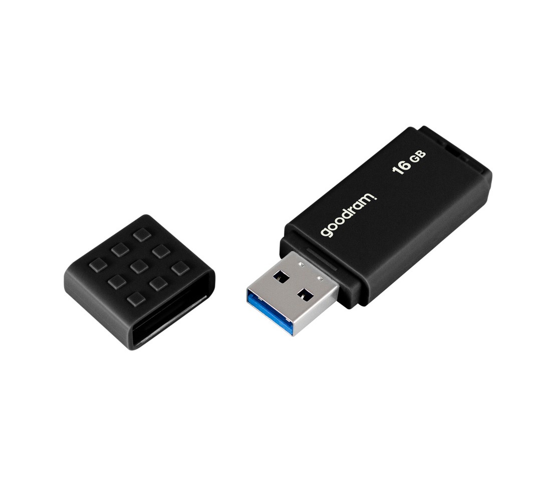 Флеш-накопичувач USB3.2 16GB Goodram UME3 Black (UME3-0160K0R11)