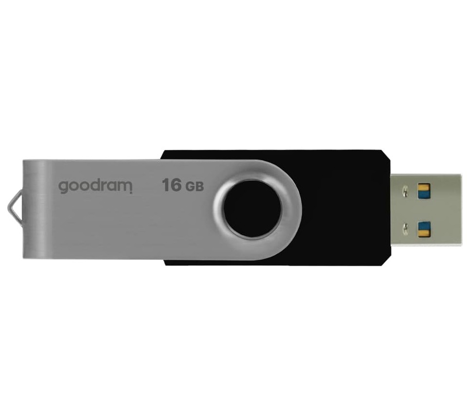 Флеш-накопичувач USB3.2 16GB Goodram UTS3 (Twister) Black (UTS3-0160K0R11)