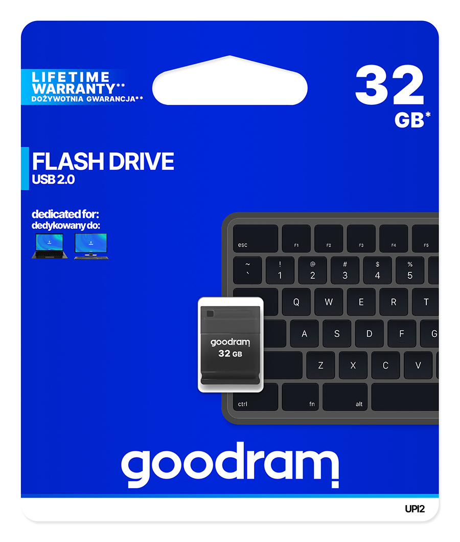 Флеш-накопичувач USB2.0 32GB Goodram UPI2 (Piccolo) Black (UPI2-0320K0R11)