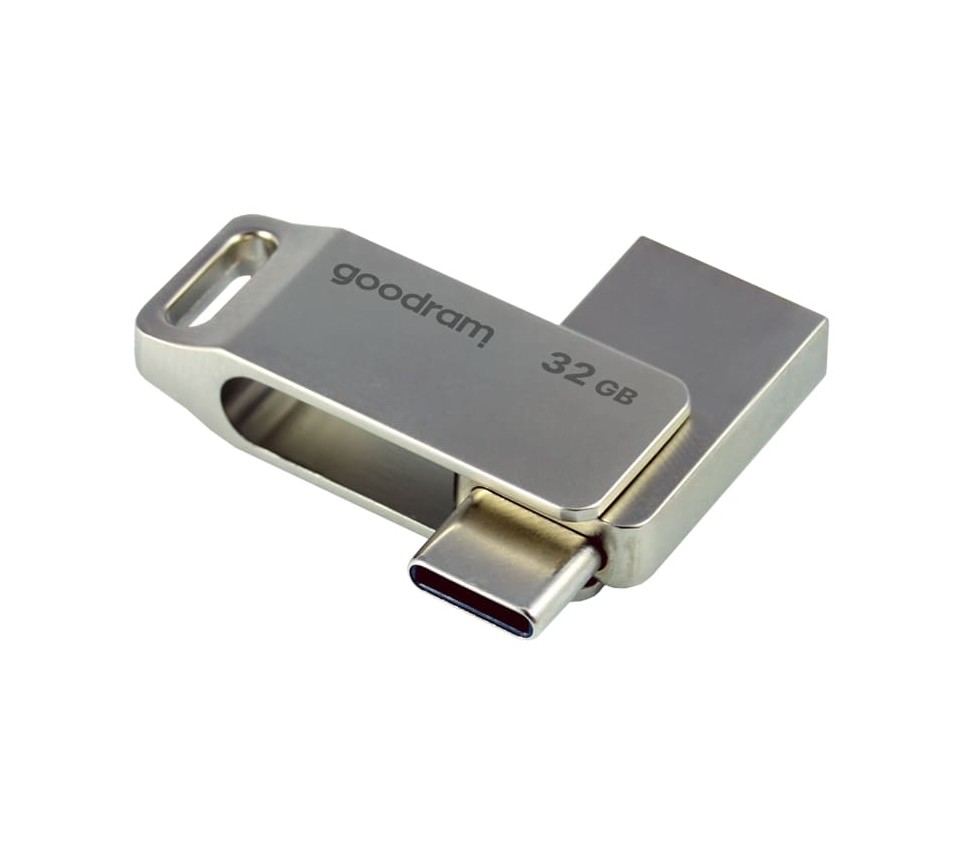 Флеш-накопичувач USB3.2 32GB OTG Type-C Goodram ODA3 Silver (ODA3-0320S0R11)