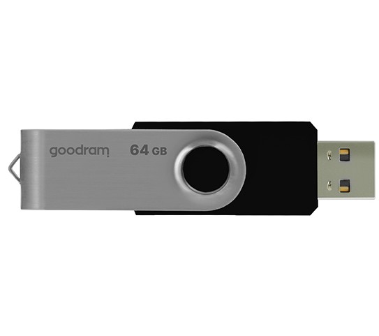 Флеш-накопичувач USB2.0 64GB Goodram UTS2 (Twister) Black (UTS2-0640K0R11)