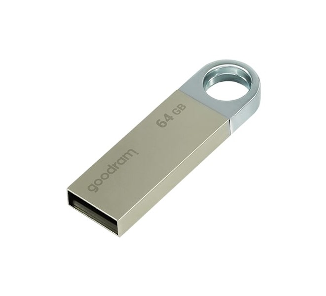 Флеш-накопичувач USB2.0 64GB Goodram UUN2 (Unity) Silver (UUN2-0640S0R11)