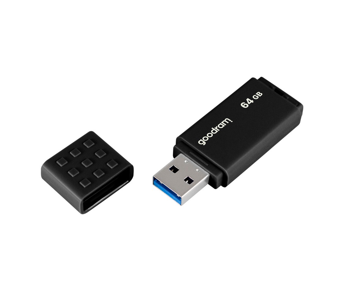 Флеш-накопичувач USB3.2 64GB Goodram UME3 Black (UME3-0640K0R11)