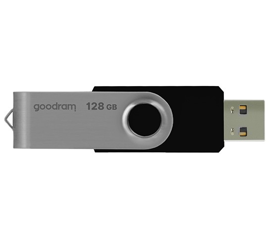 Флеш-накопичувач USB2.0 128GB Goodram UTS2 (Twister) Black (UTS2-1280K0R11)