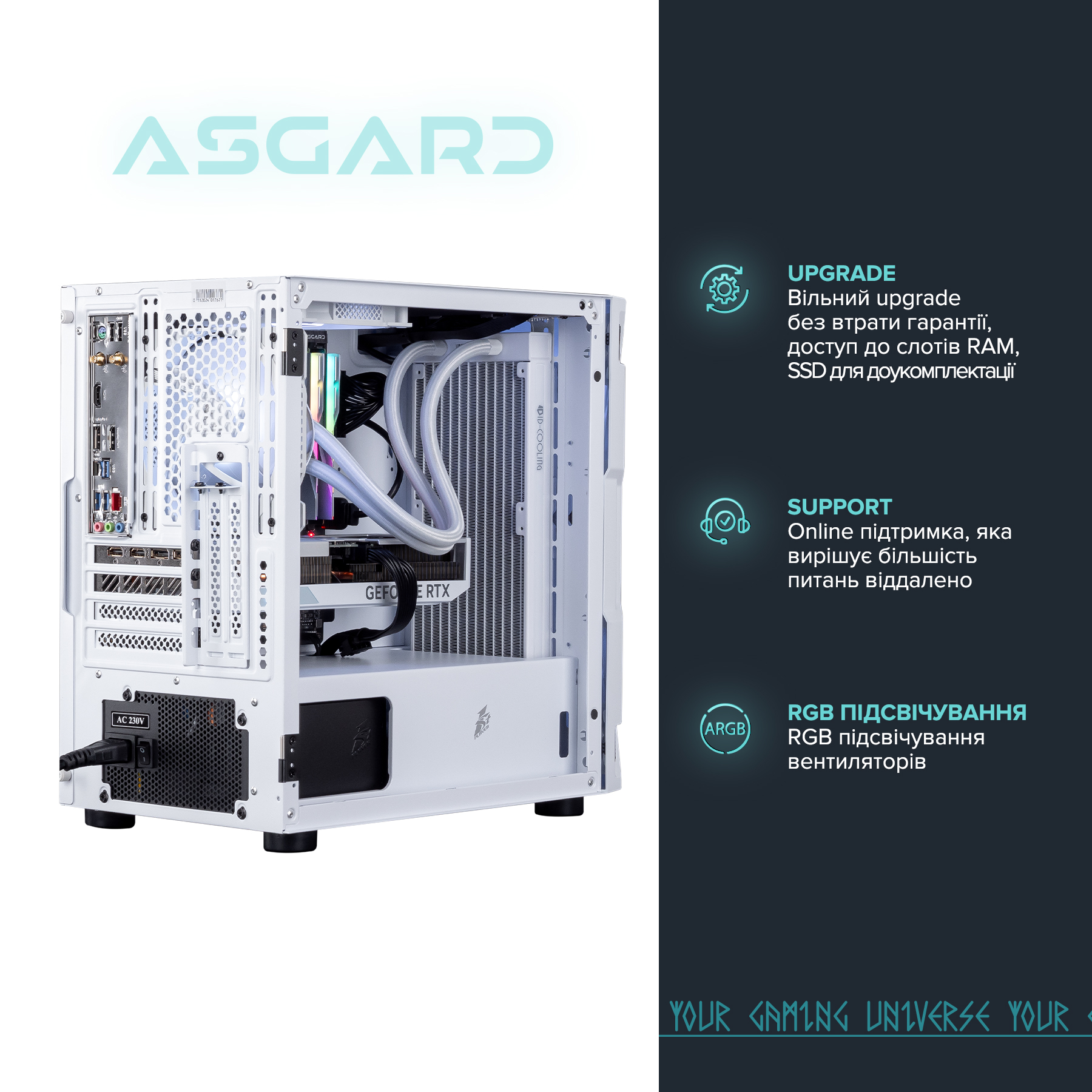 Персональний комп`ютер ASGARD Garm (I145.32.S10.46T.4749W)