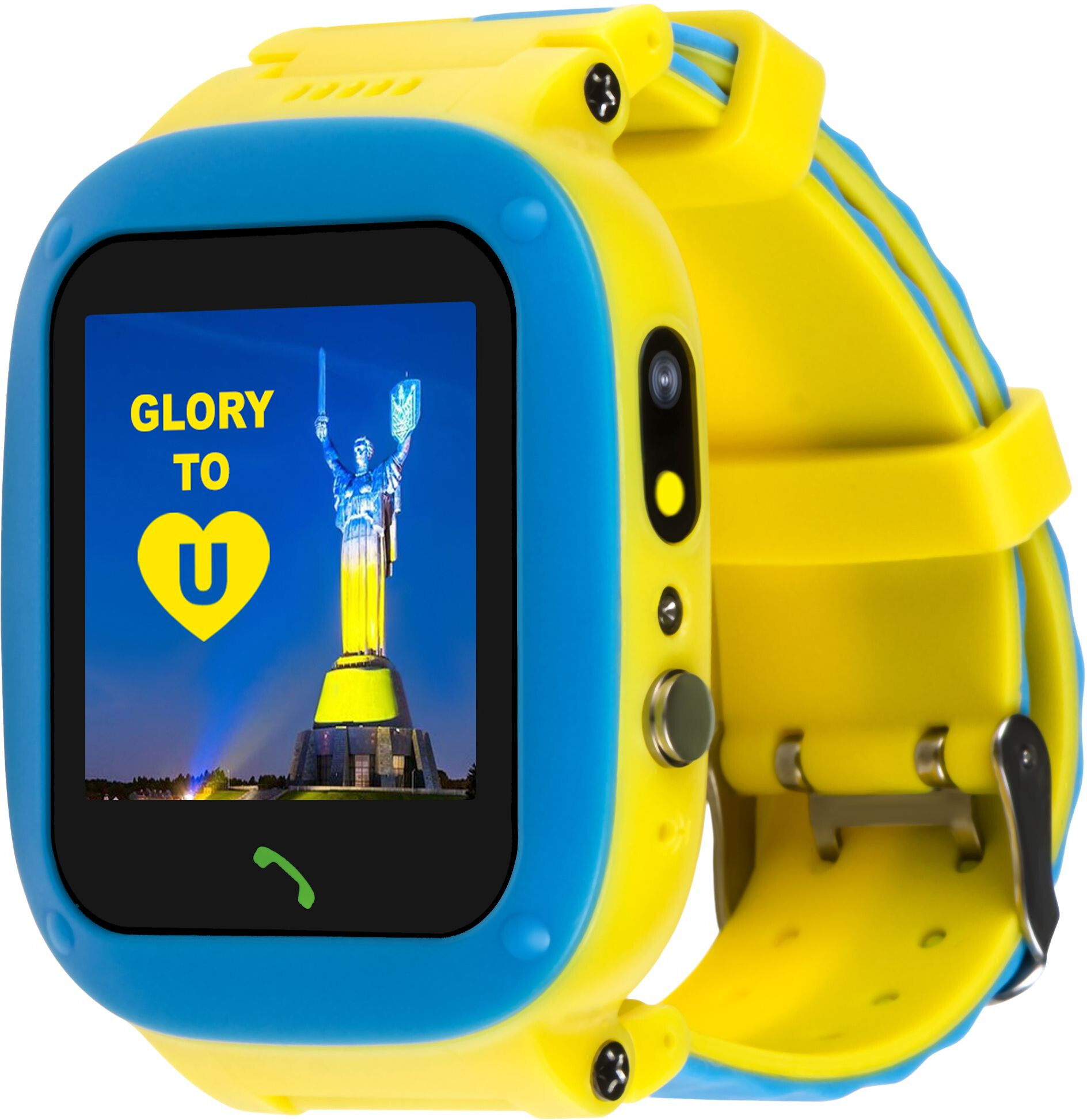 Дитячий смарт-годинник AmiGo GO004 Glory Splashproof Camera+LED Blue Yellow