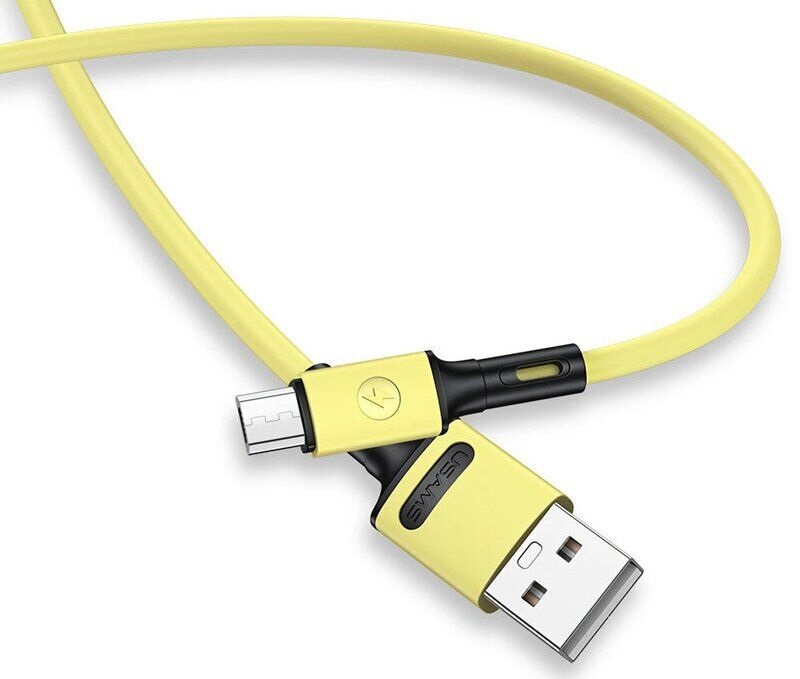 Кабель Usams US-SJ435 USB - Micro USB, 1 м, Yellow (SJ435USB03)