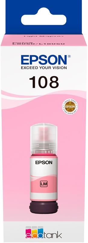 Чорнила Epson (108) EcoTank L8050/L18050 Light Magenta (C13T09C64A) 70 мл