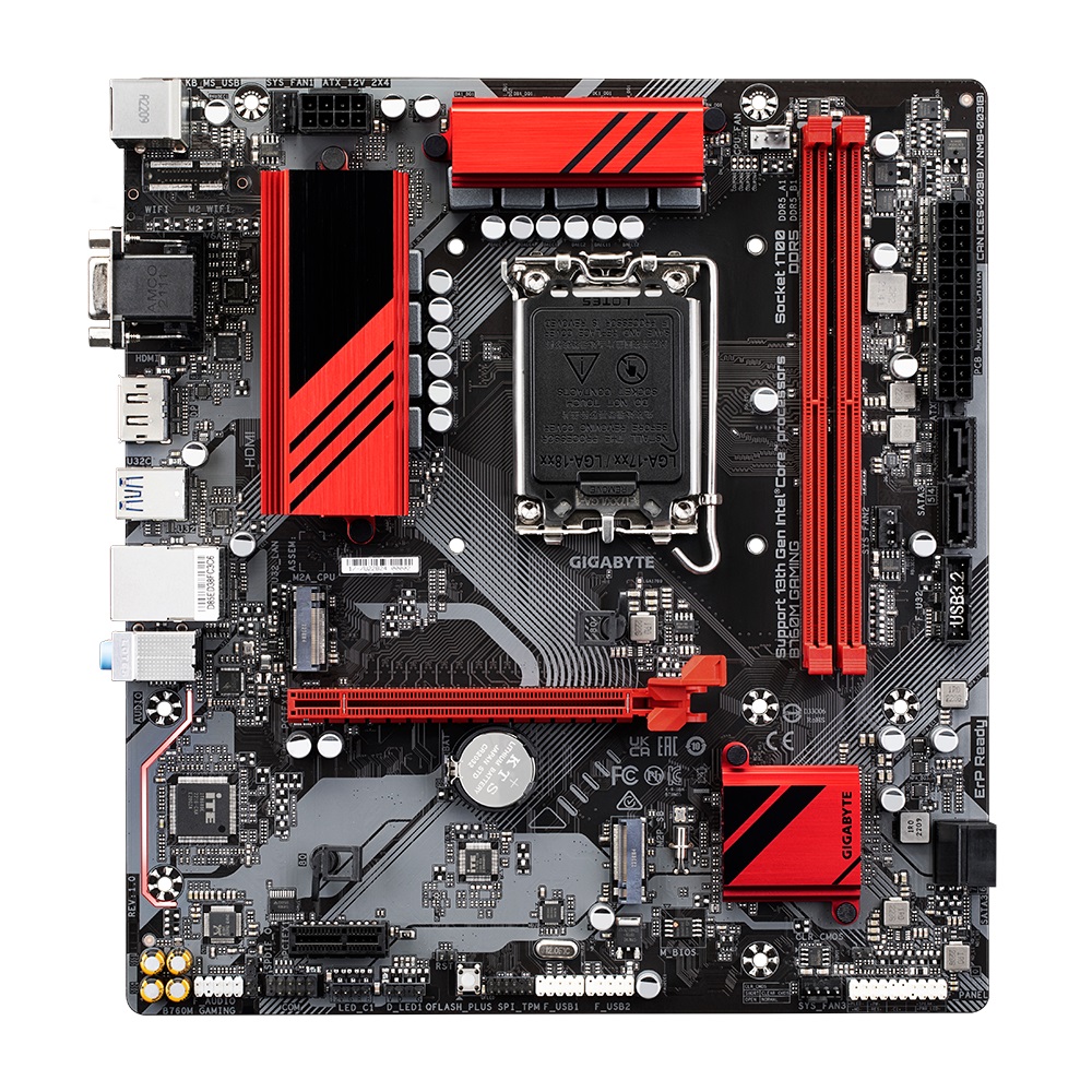 Материнська плата Gigabyte B760M Gaming Socket 1700