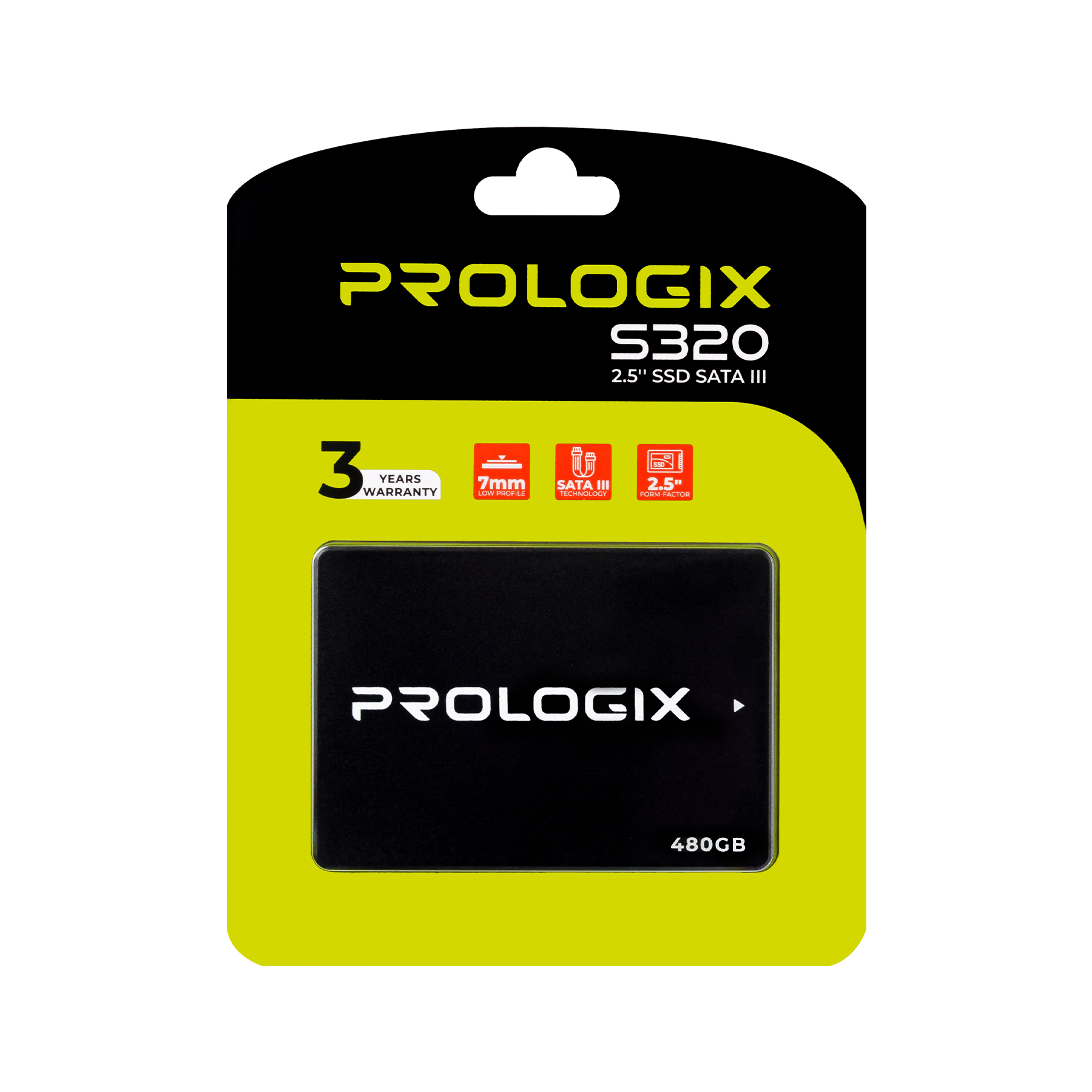 Накопичувач SSD  480GB Prologix S320 2.5" SATAIII TLC (PRO480GS320)