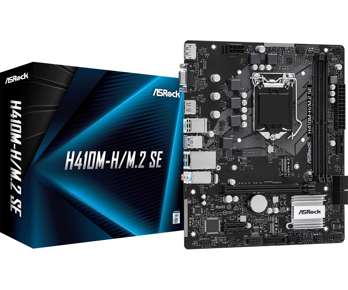 Материнська плата ASRock H410M-H/M.2 SE Socket 1200