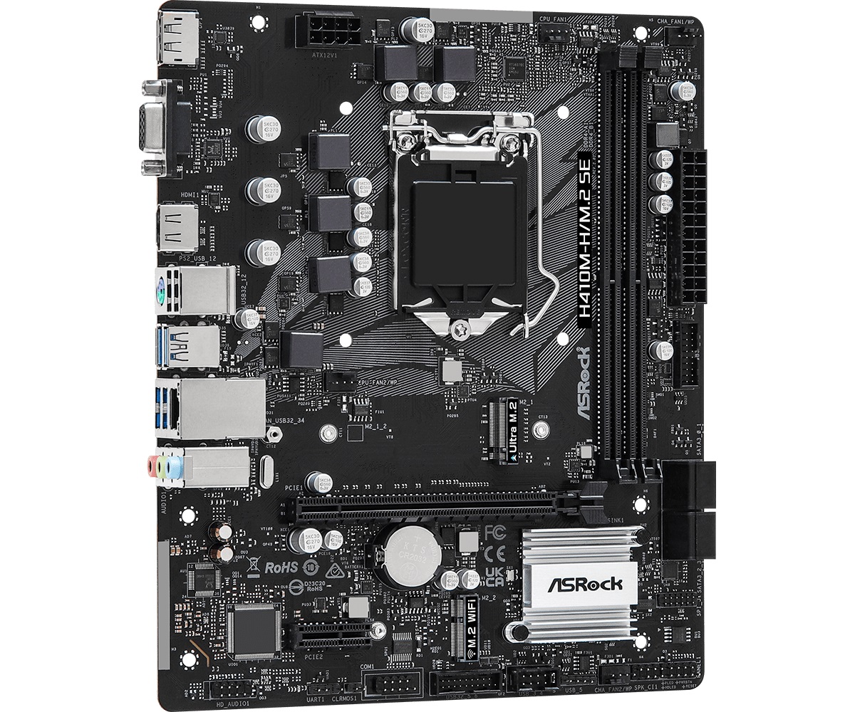 Материнська плата ASRock H410M-H/M.2 SE Socket 1200