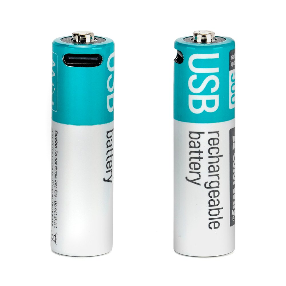 Акумулятор USB-C ColorWay (CW-UBAA-10) AA/HR06 Li-Pol 2220 mAh BL 2шт