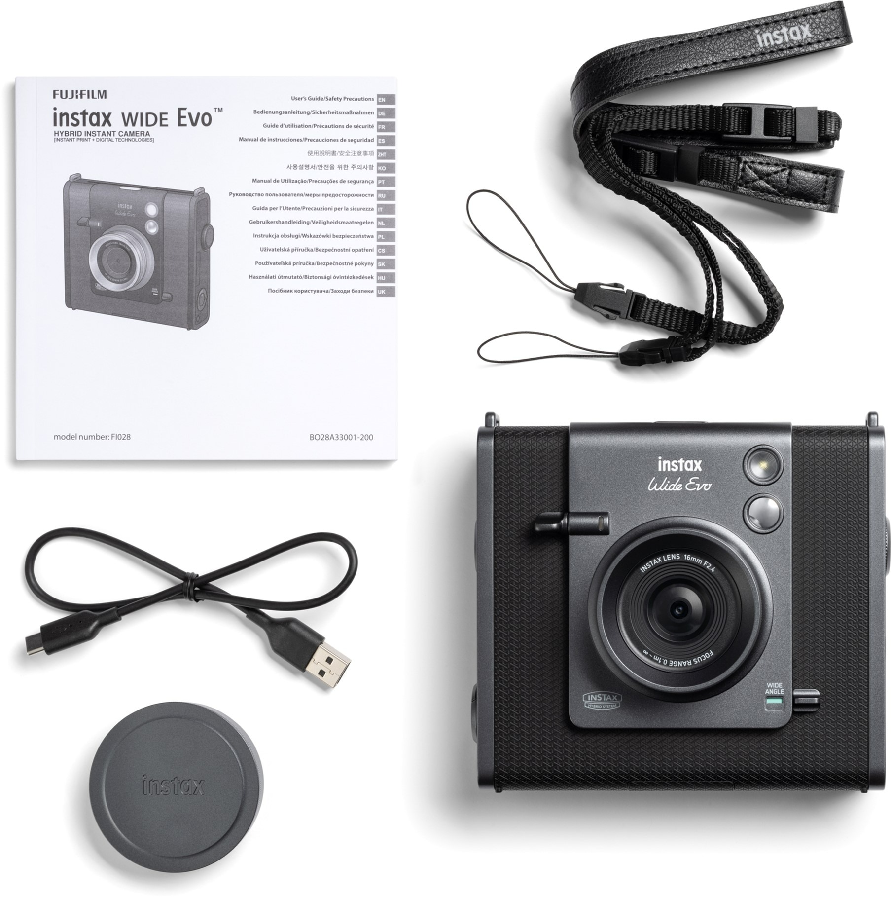 Камера моментальной печати Fujifilm Instax Wide Evo Black (16840933) Камера моментальной печати Fujifilm Instax Wide Evo Black (16840933)