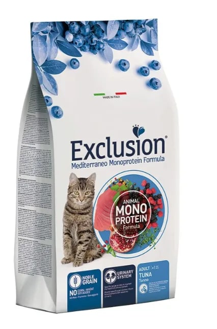 Сухий корм для котів Exclusion Cat Adult з тунцем 12 кг (5193/10294)