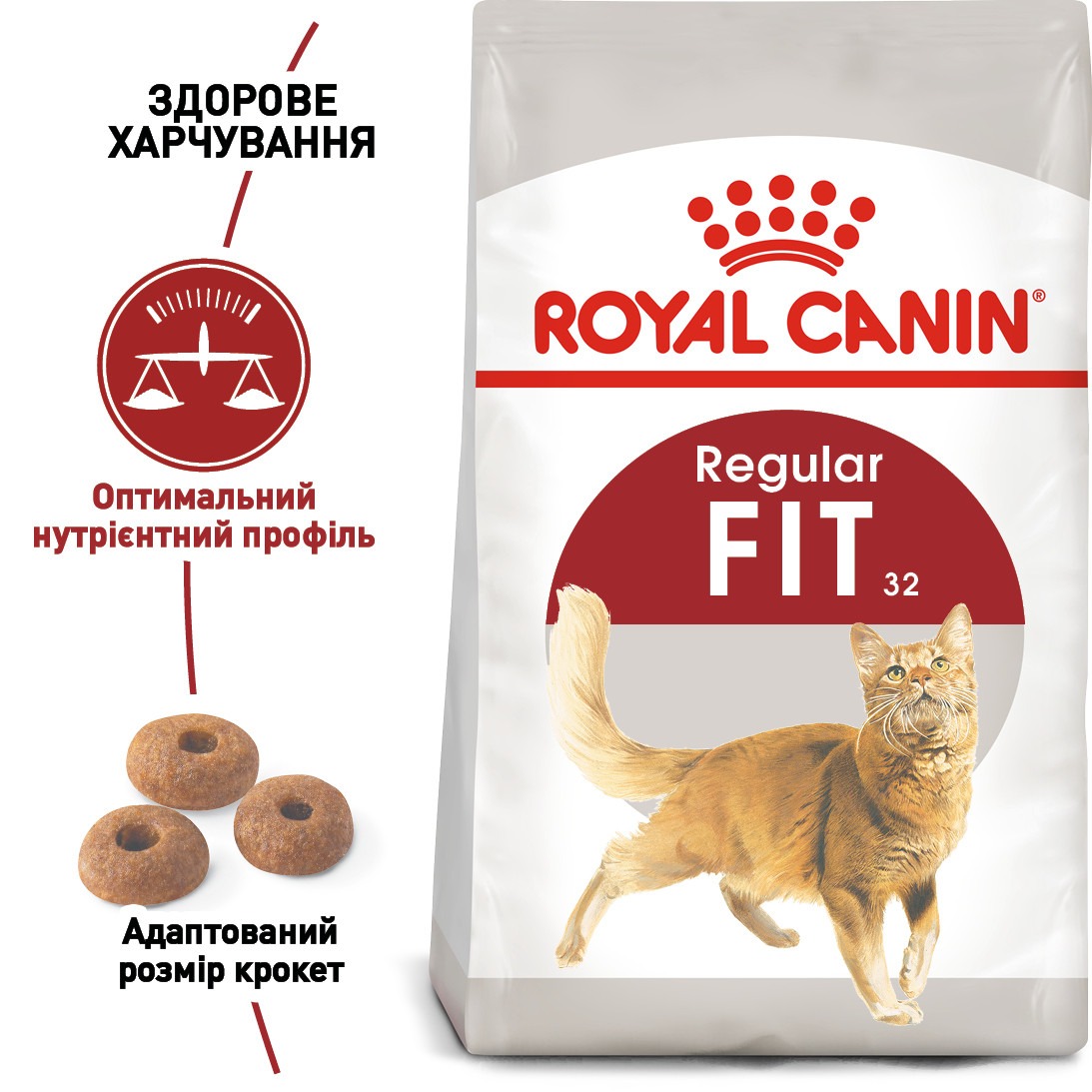 Сухий корм для домашніх та вуличних кішок Royal Canin Fit 400 г (2520004)