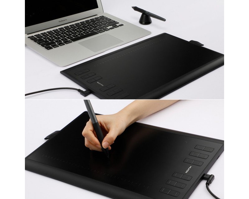 Графічний планшет Huion Inspiroy H1060P + рукавичка