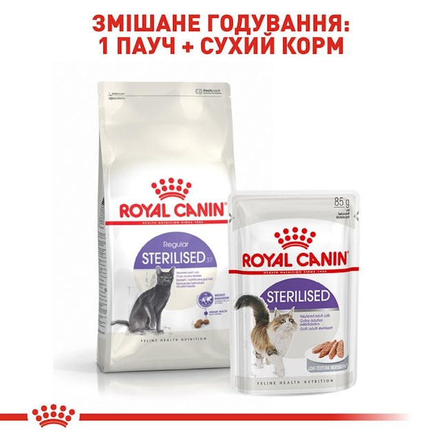 Сухий корм для стерилізованих кішок Royal Canin Sterilised 400 г (2537004)