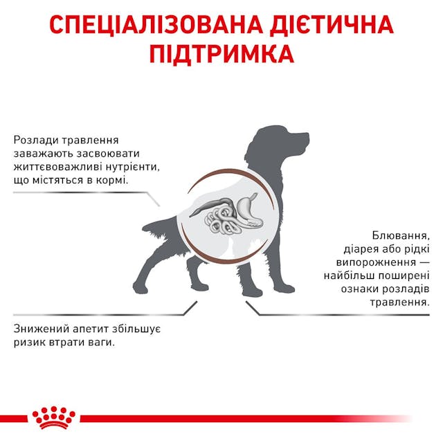 Сухий корм для собак при порушеннях травлення Royal Canin Gastrointestinal 2 кг (39110201)