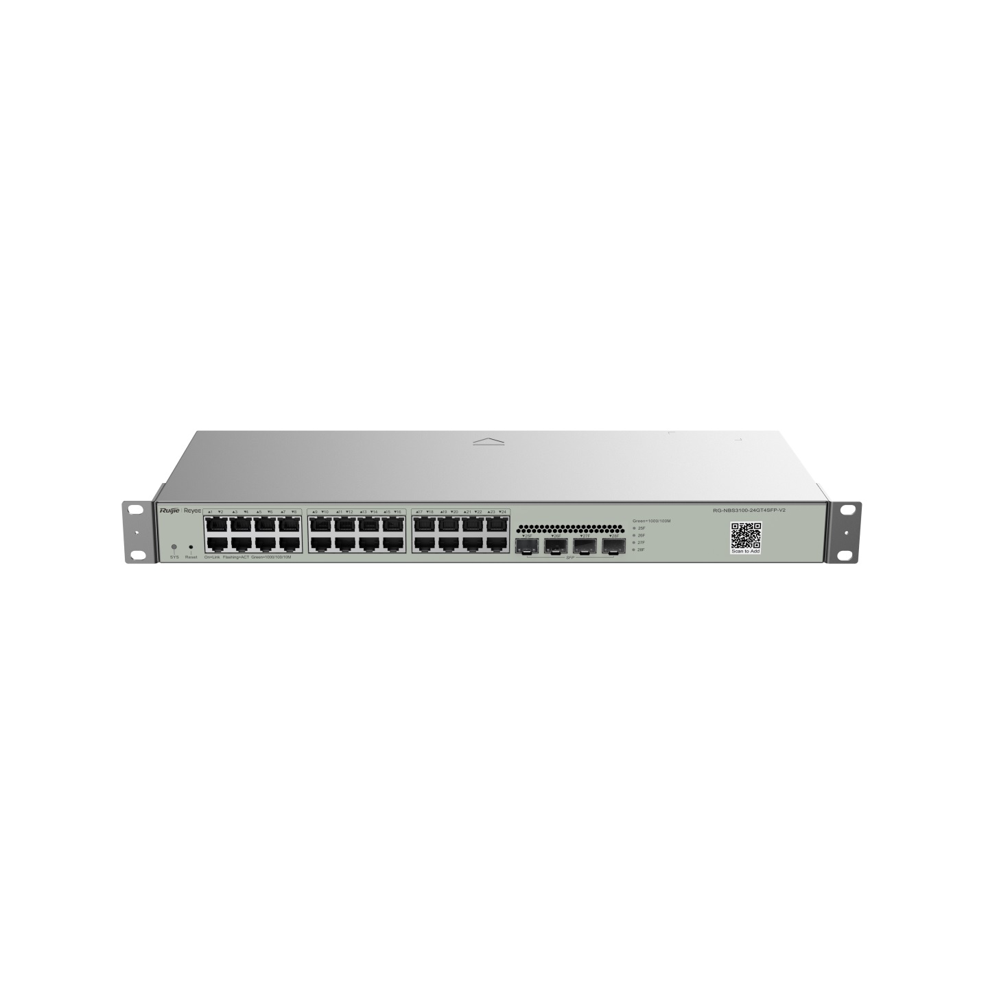 Комутатор Ruijie Reyee RG-NBS3100-24GT4SFP-V2