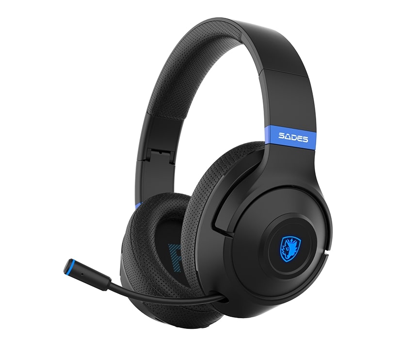 Bluetooth-гарнітура Sades SA-205 Whisper Black/Blue (sa205bkb)