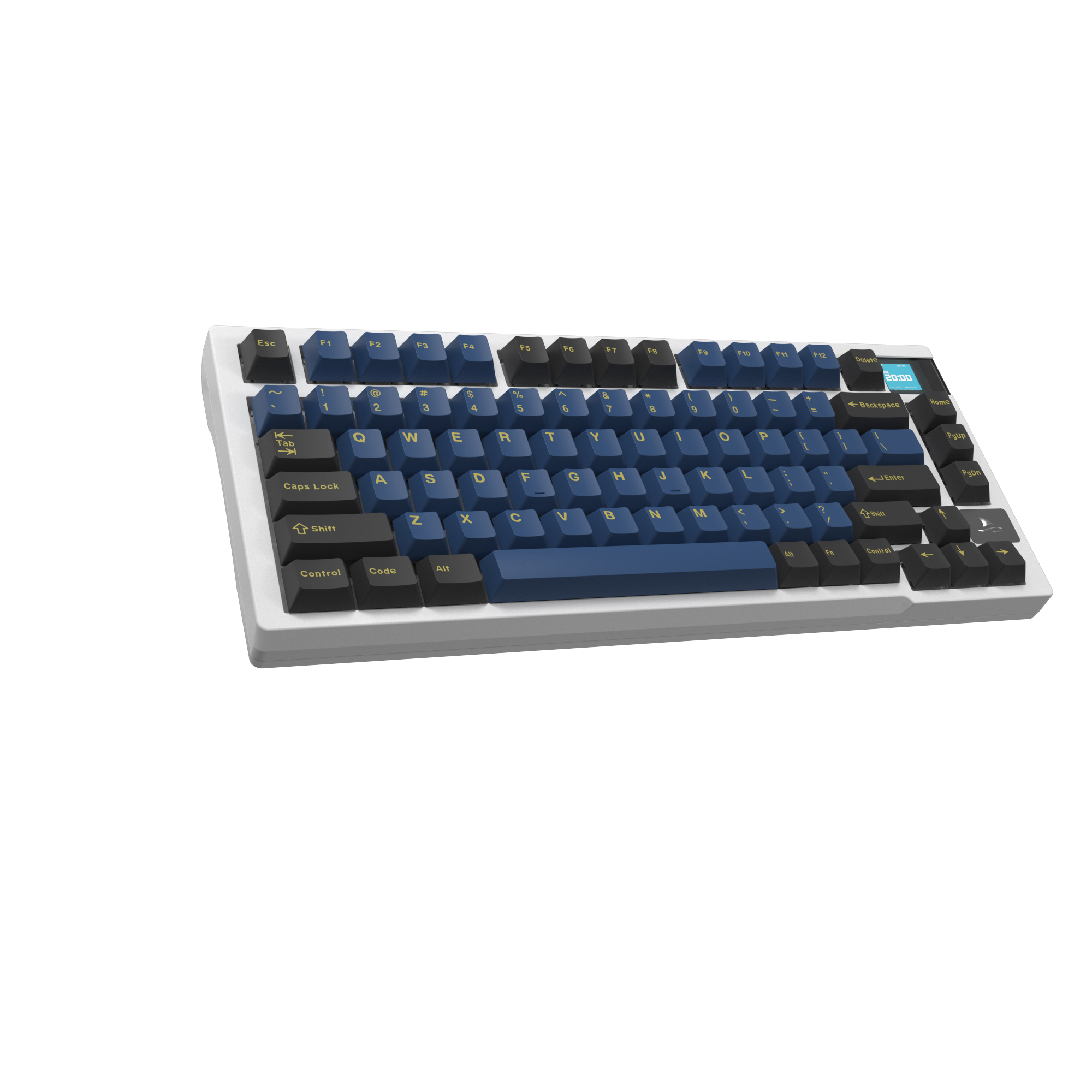 Клавіатура бездротова Motospeed Darmoshark K8 Gateron Silver Pro Black-Blue (dmk8bgspro)