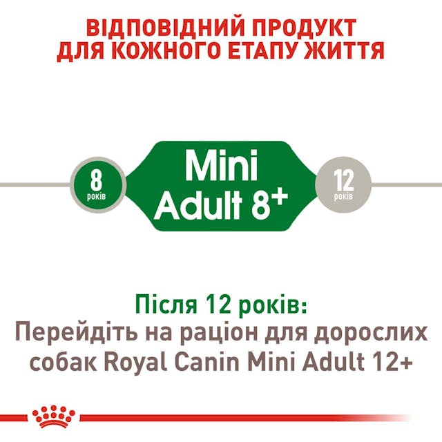 Сухий корм для собак Royal Canin Mini Adult 8+ 800 г (30020089)