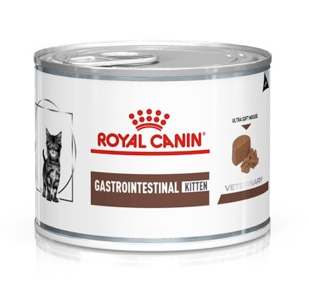 Вологий корм для котів при розладах травлення Royal Canin Gastrointestinal Kitten 195 г (12270020)