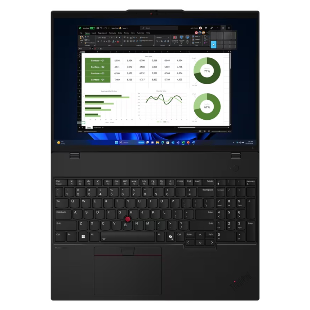 Ноутбук Lenovo ThinkPad L16 Gen 1 (21L7001KRA) Black