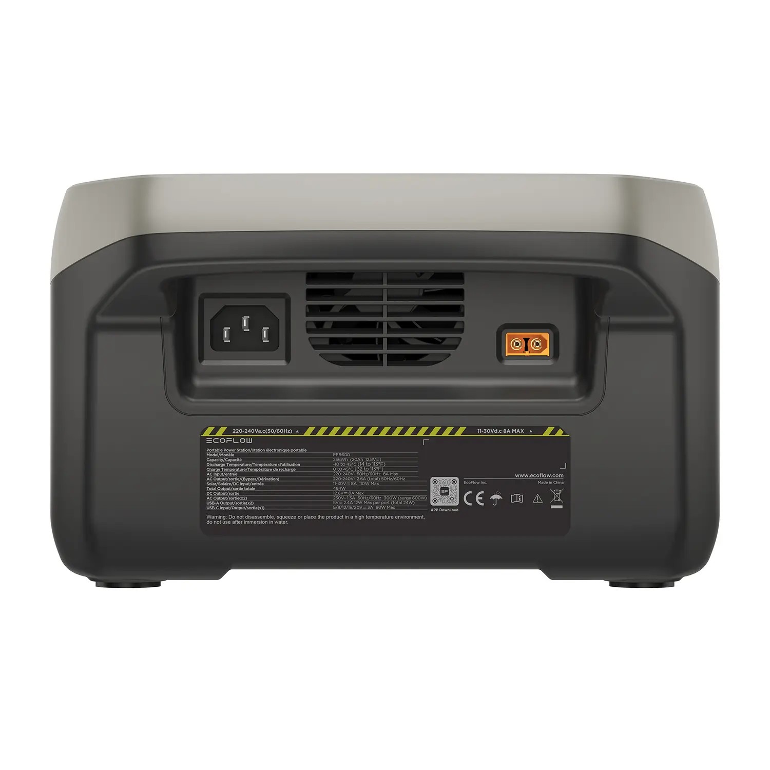 Зарядна станція EcoFlow River 2, 256Wh, 300W, LiFePO4 (ZMR600-B-EU)_EU