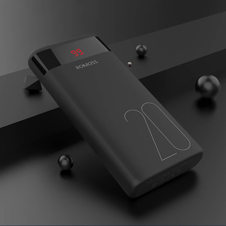 Універсальна мобільна батарея Romoss Ares20 20000mAh Black (PAS20-102-2135H)