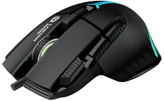 Миша Canyon Fortnax GM-636 RGB USB Black (CND-SGM636B)