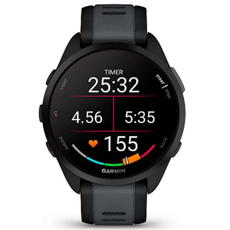 Смарт-годинник Garmin Forerunner 165 Music Black/Slate Gray (010-02863-B0)