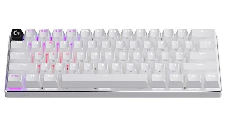 Клавiатура Logitech G PRO X 60 TKL GX Optical Tactile White (920-011930)