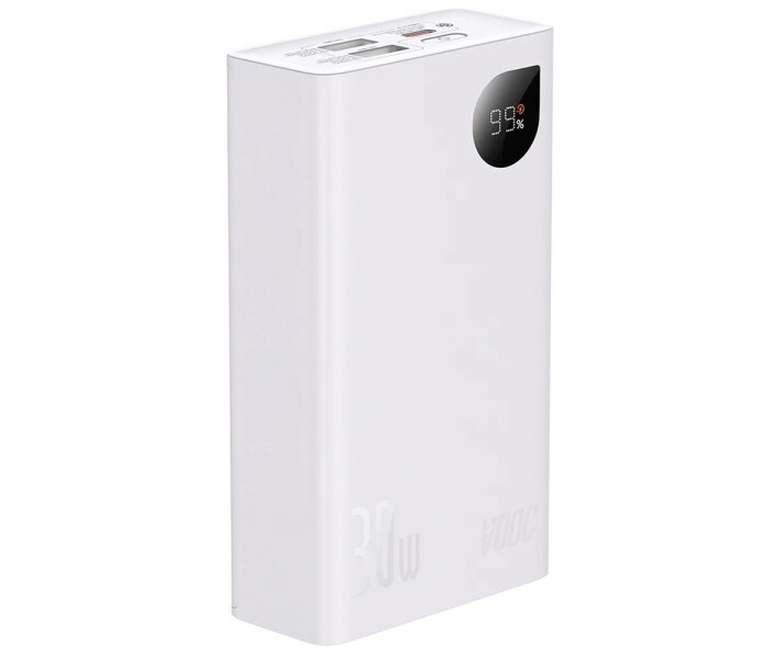 Універсальна мобільна батарея Baseus Adaman2 20000mAh White (PPAD050002) (1283126558641)