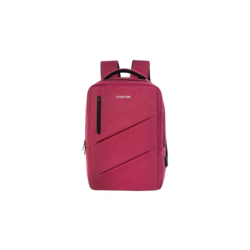 Рюкзак для ноутбука Canyon BPE-5 Urban USB 15.6" Red (CNS-BPE5BD1)