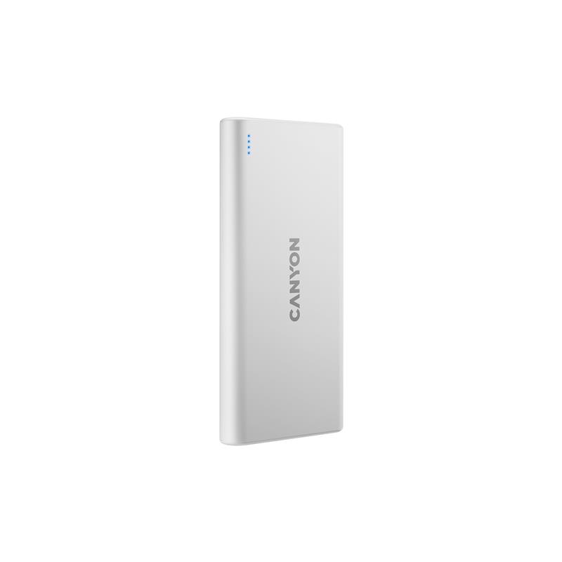 Універсальна мобільна батарея Canyon PB-108 10000mAh White (CNE-CPB1008W)