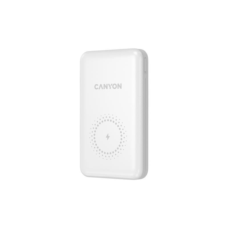 Універсальна мобільна батарея Canyon PB-109 10000mAh White (CNE-CPB1009W)