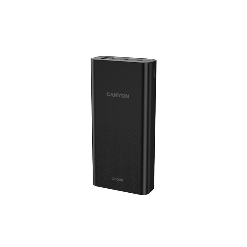 Універсальна мобільна батарея Canyon PB-2001 20000mAh Black (CNE-CPB2001B)