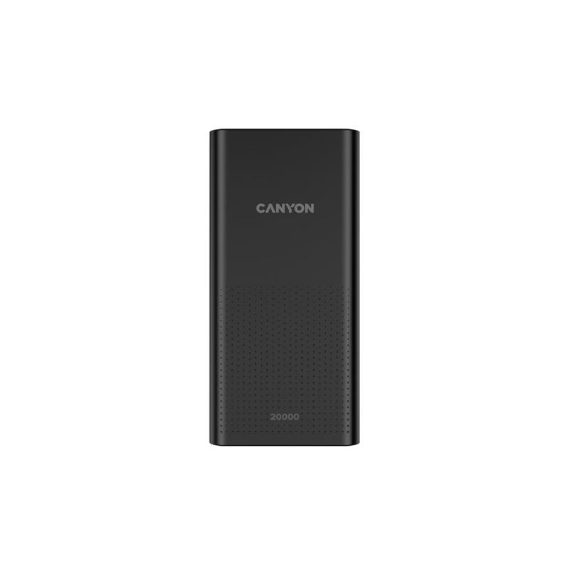 Універсальна мобільна батарея Canyon PB-2001 20000mAh Black (CNE-CPB2001B)