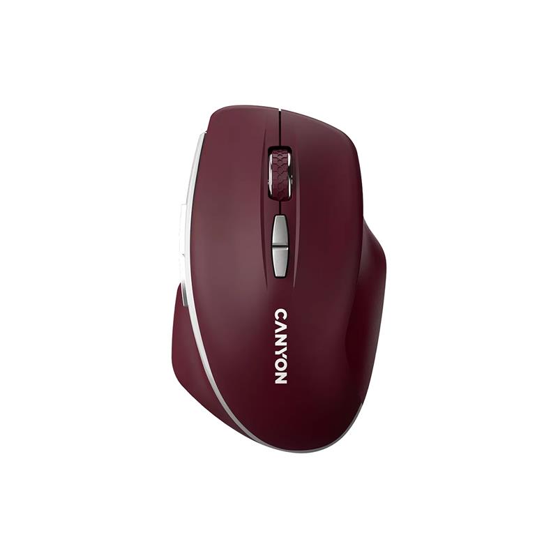 Миша бездротова Canyon MW-21 Burgundy Red (CNS-CMSW21BR)