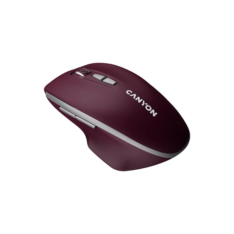 Миша бездротова Canyon MW-21 Burgundy Red (CNS-CMSW21BR)